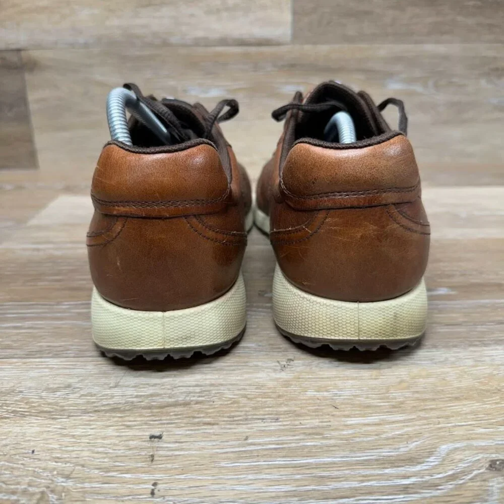 Ecco Danish Design Brown Leather Casual Shoe Men's Size EU 45